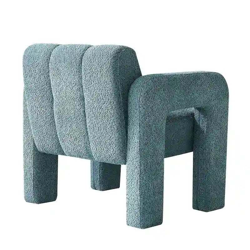 31.10 Wide Boucle Upholstered Accent Chair for Living Room