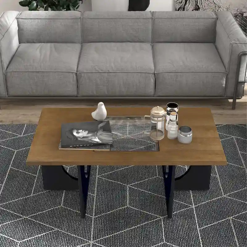 47 Contemporary Wood Rectangular Coffee Table