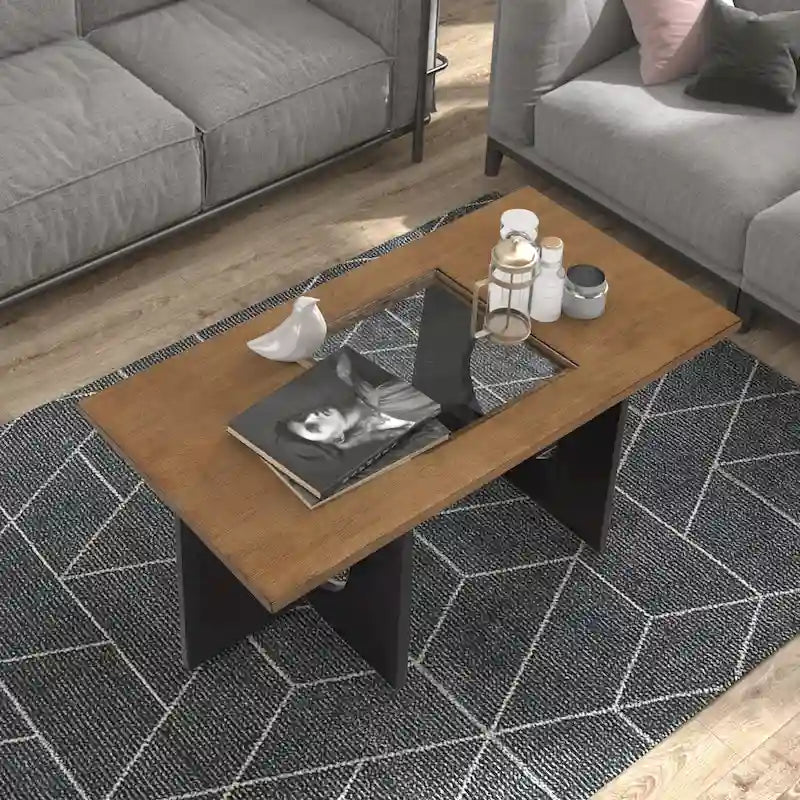 47 Contemporary Wood Rectangular Coffee Table