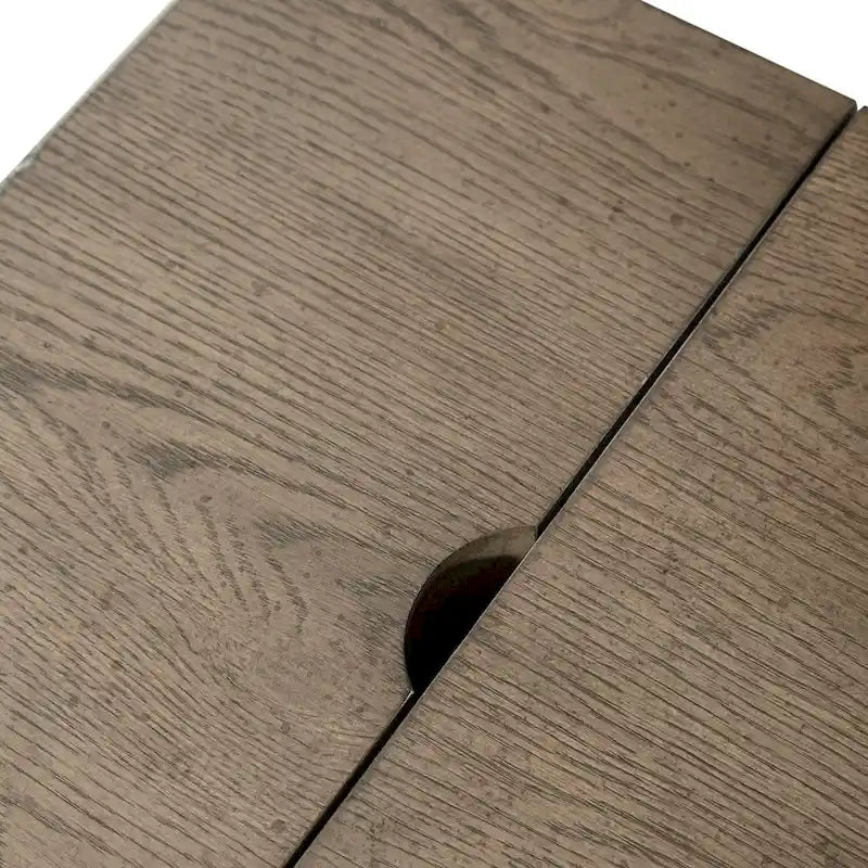 Americana Farmhouse Dusty Taupe Chairside Table