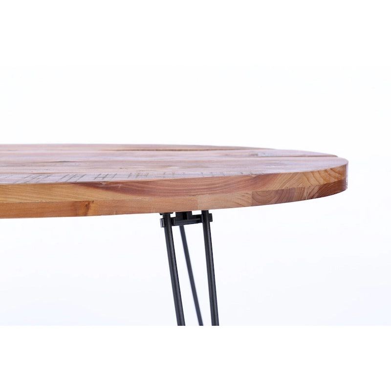 Reclaimed Wood Foldable Cocktail Table For Your Living Room