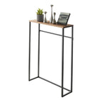 Console de table étroite Yamazaki Home, Acier, Charge max. 5 kg - L 18,5 x l 60 x H 80,5 cm