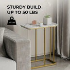Small End Table for Living Room, Bedside Table/Nightstand/Coffee Table for Couch, Sofa Table for Bedroom