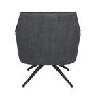 Aura Upholstered Swivel Chair by East at Main - 29.5x28.5x31