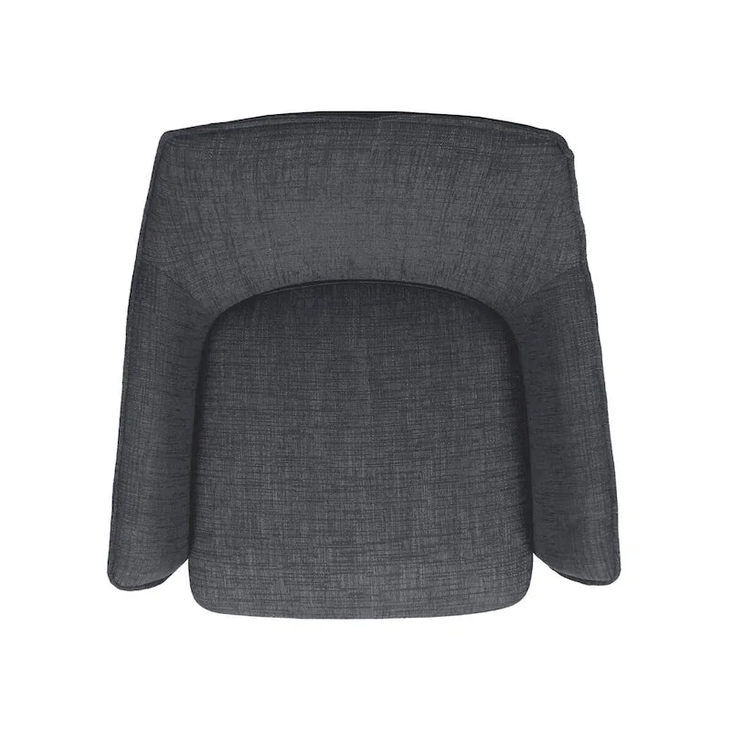 Fauteuil pivotant rembourré Aura par East at Main - 29.5x28.5x31