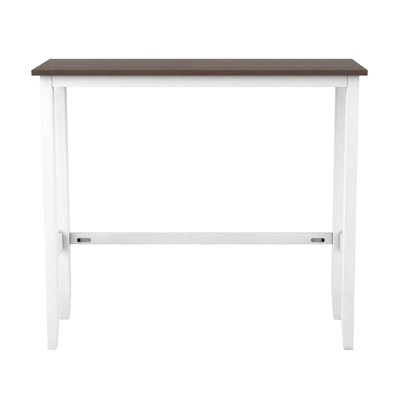 3PCS Rectangular Wood Bar Dining Set