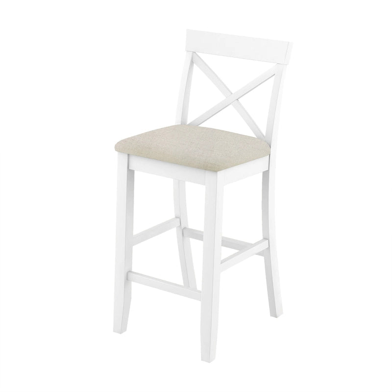 3PCS Rectangular Wood Bar Dining Set