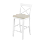 3PCS Rectangular Wood Bar Dining Set