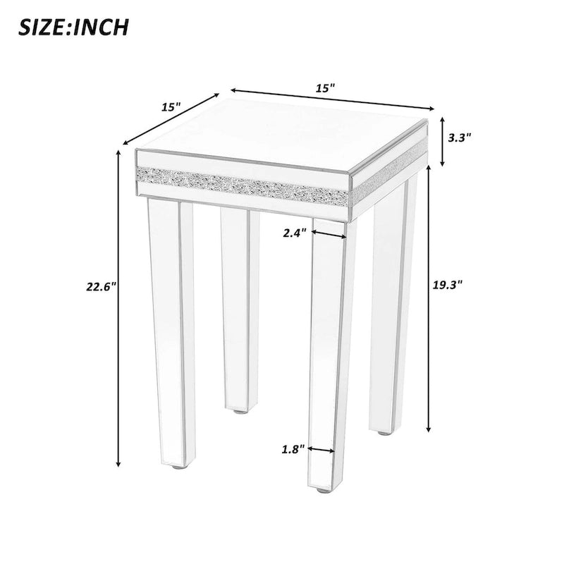 Coffee Table with 2 End Tables Set of 3