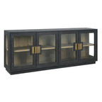 Classic Home Larson 90 Glass Reclaimed Pine Sideboard