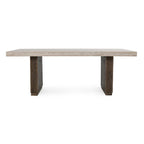Table à manger Ollie 82 en stratifié travertin de Kosas Home, coloris marron