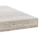 Table à manger Ollie 82 en stratifié travertin de Kosas Home, coloris marron