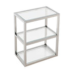 Pierre 16X20X10 Wall-Mounted Linen Cabinet In Chrome
