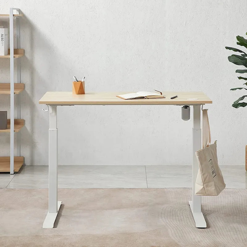 KOWO Electric Standing Desk 48 Height Adjustable Sit Stand Workstation w/Memory Preset, Home Office Desk