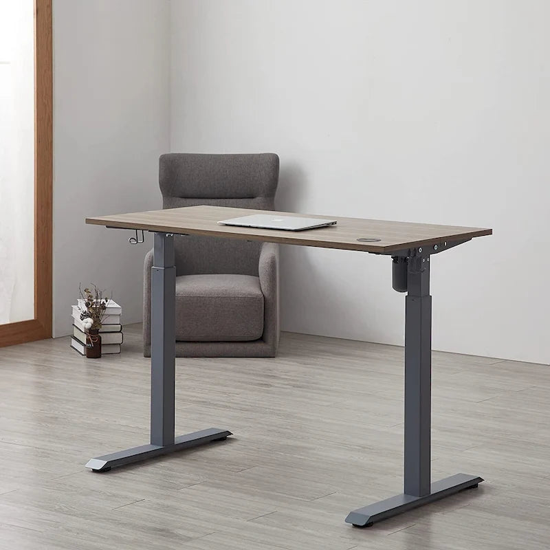 KOWO Electric Standing Desk 48 Height Adjustable Sit Stand Workstation w/Memory Preset, Home Office Desk