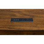 Addison Rustic Writing Desk, Writing Table, Office Desk, Brown