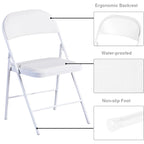 Commercialine Padded Folding Chair (Set of 4)