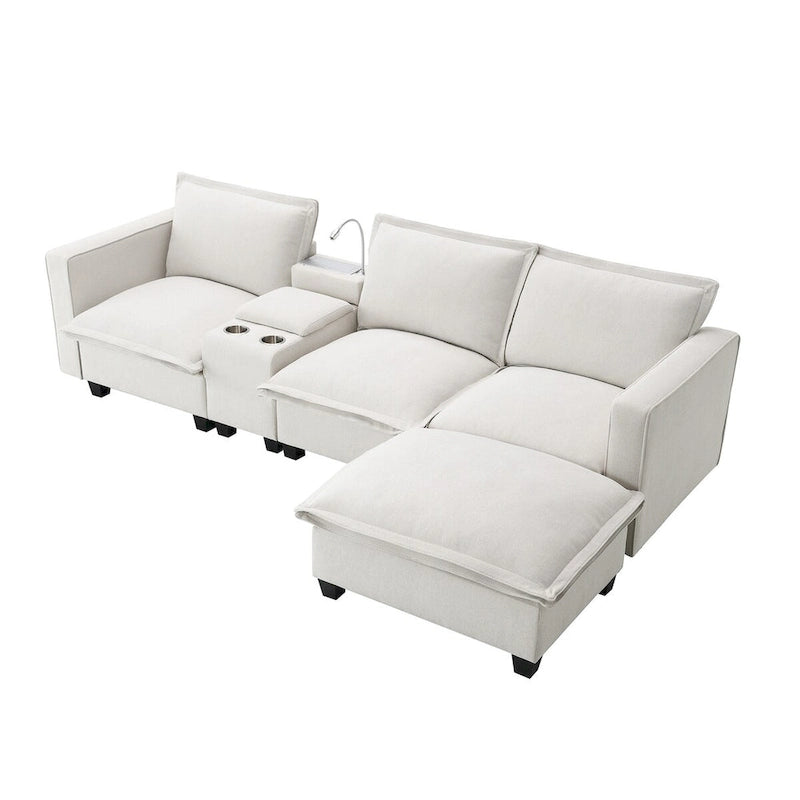 Harper&Bright Designs Canapé d'angle nuage multifonctionnel moderne
