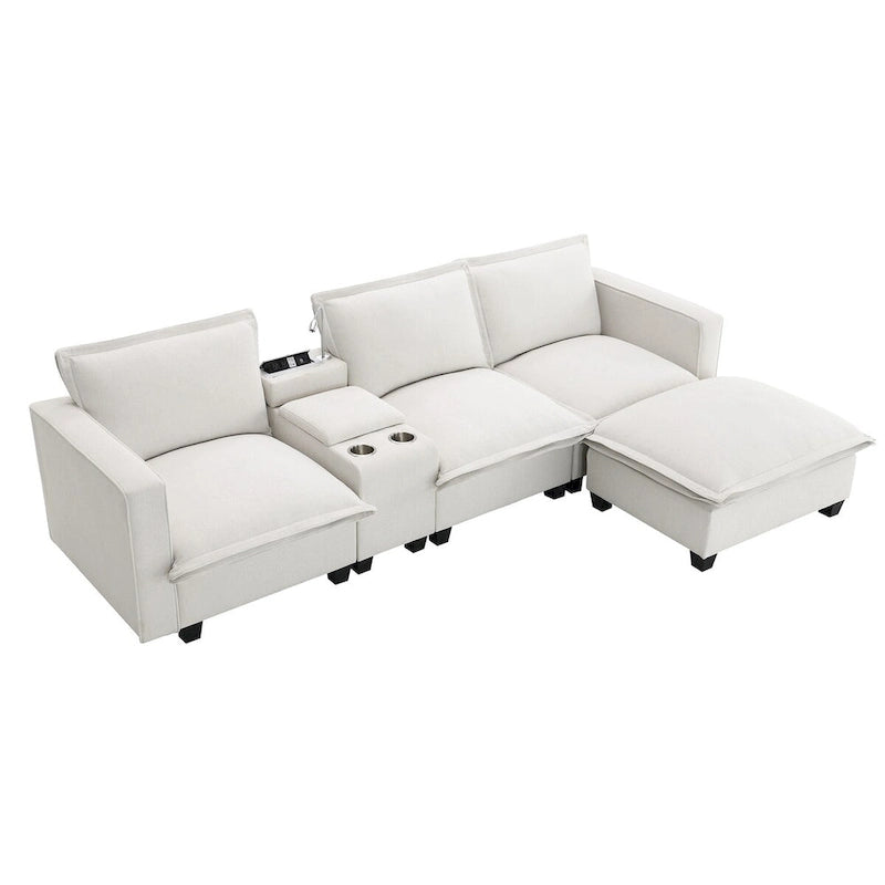 Harper&Bright Designs Canapé d'angle nuage multifonctionnel moderne