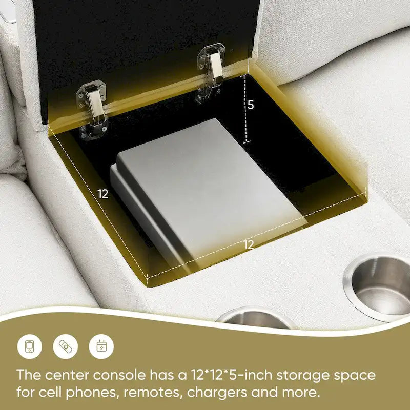 Harper&Bright Designs Canapé d'angle nuage multifonctionnel moderne
