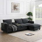 Harper&Bright Designs Canapé d'angle nuage multifonctionnel moderne