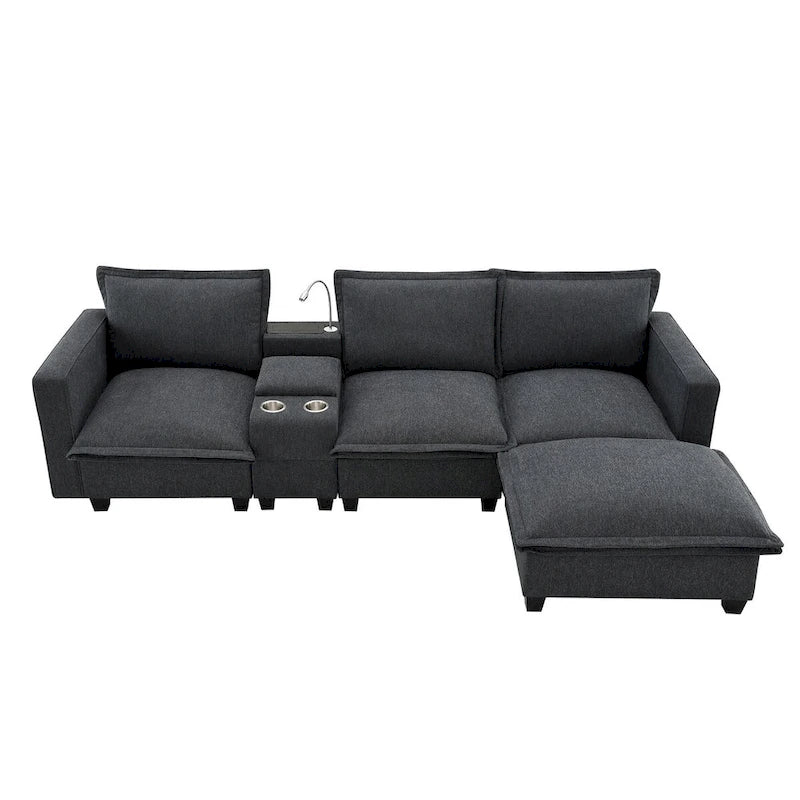Harper&Bright Designs Canapé d'angle nuage multifonctionnel moderne