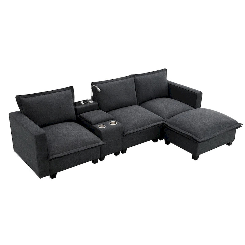 Harper&Bright Designs Canapé d'angle nuage multifonctionnel moderne