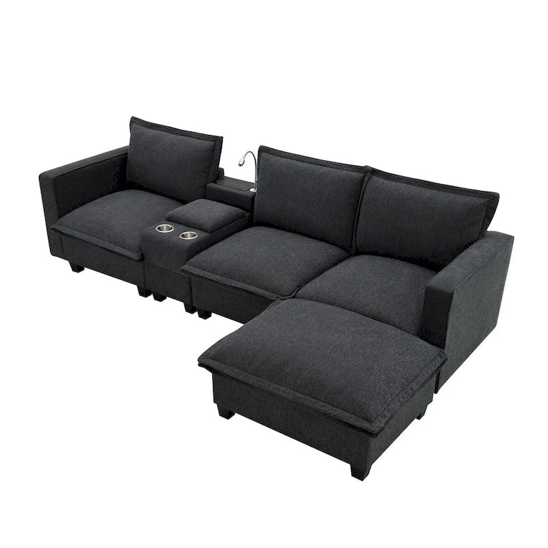 Harper&Bright Designs Canapé d'angle nuage multifonctionnel moderne