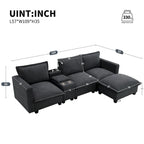 Harper&Bright Designs Canapé d'angle nuage multifonctionnel moderne