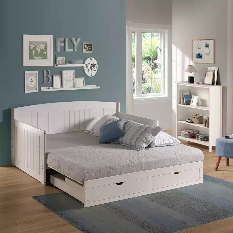 Lit de repos pour enfant Alaterre Furniture Harmony avec conversion