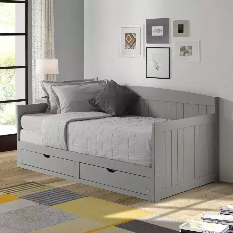 Lit de repos pour enfant Alaterre Furniture Harmony avec conversion