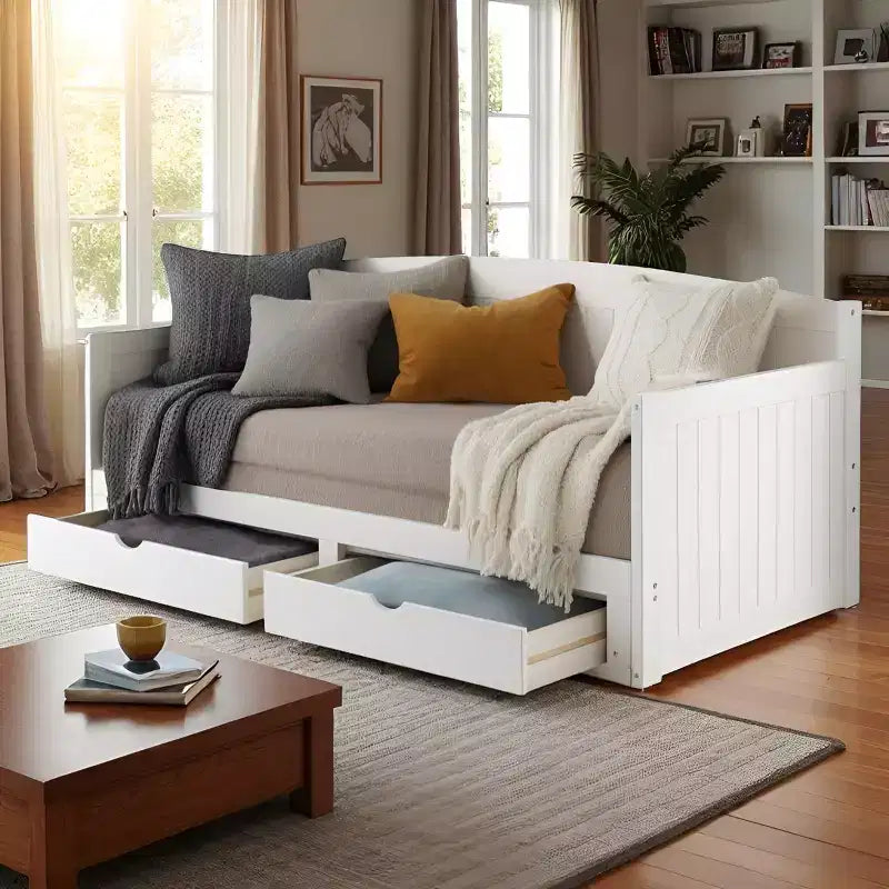 Lit de repos pour enfant Alaterre Furniture Harmony avec conversion