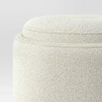 Pouf de rangement rond rembourré - Room Essentials