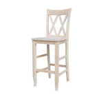 Double X Back Counter Height Barstool