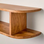 Étagère en bois à deux niveaux à bords arrondis - Hearth & Hand avec Magnolia