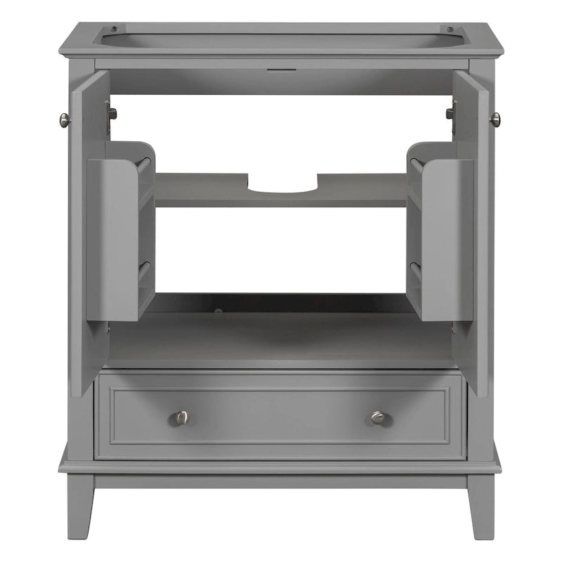 Bathroom Cabinet with Doors and Drawer