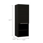 Mila Bathroom Cabinet, Two Internal Shelves, Two External Shelves, Single Door -White