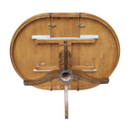 36 Round Pedestal Table with 12 Leaf in Pecan