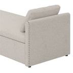 Modern Chaise Lounger Daybed Small Single Daybed with 2 Drawers,No Mattress Needed,Perfect For Living Rooms&Home Office