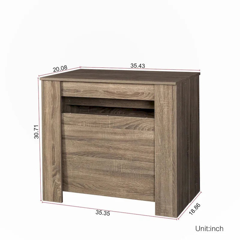 Multifunctional extendable console table 1 PC