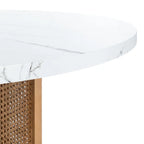 SAFAVIEH Mozell Cane Dining Table - 47.3 W x 47.3 L x 28.8 H - 47Wx47Dx29H