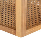 SAFAVIEH Mozell Cane Dining Table - 47.3 W x 47.3 L x 28.8 H - 47Wx47Dx29H