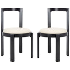 SAFAVIEH Home Estes 19-inch Round Dining Chair [SET of 2] - 20Wx21Dx33H