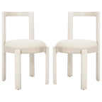 SAFAVIEH Home Estes 19-inch Round Dining Chair [SET of 2] - 20Wx21Dx33H