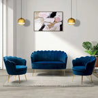 Xabier 52 in. 3 Piece Living Room Set by HULALA HOME