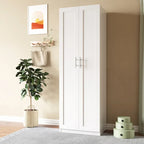 High Wardrobe/Armoires with 3 Shelves