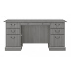 Bush Furniture Saratoga Executive Desk with Drawers and Storage
