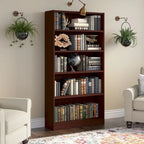 Universal Tall 5 Shelf Bookcase Storage by Bush Furniture