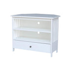 Solid Hardwood Mission Corner TV Stand