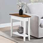 Convenience Concepts American Heritage Wedge End Table with Shelf